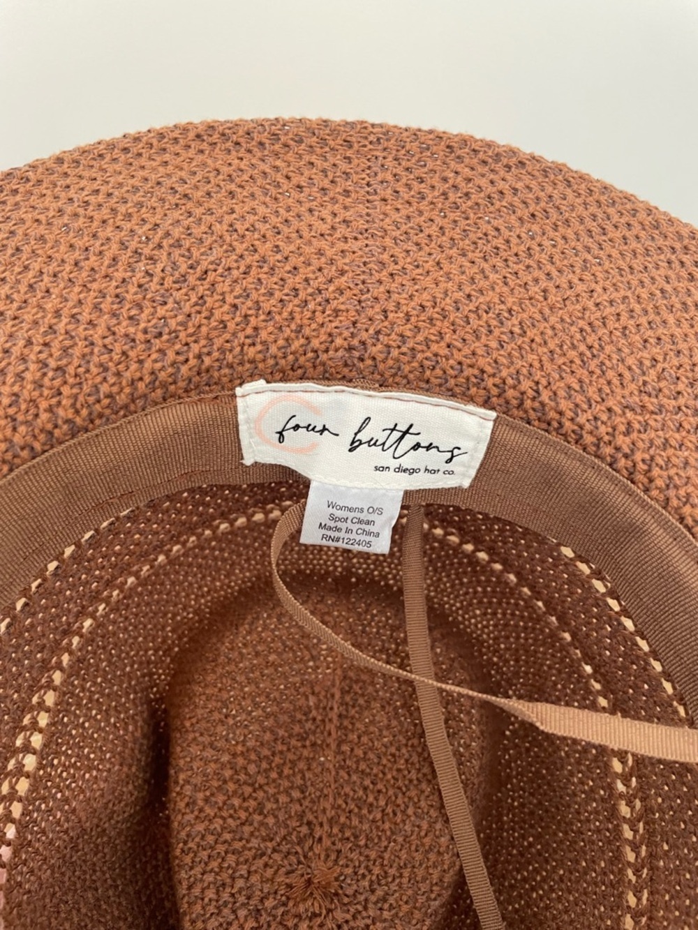 Four Buttons Brown and Black Western Fringe Festival Coastal Cowgirl Summer Hat - Picture 4 of 4